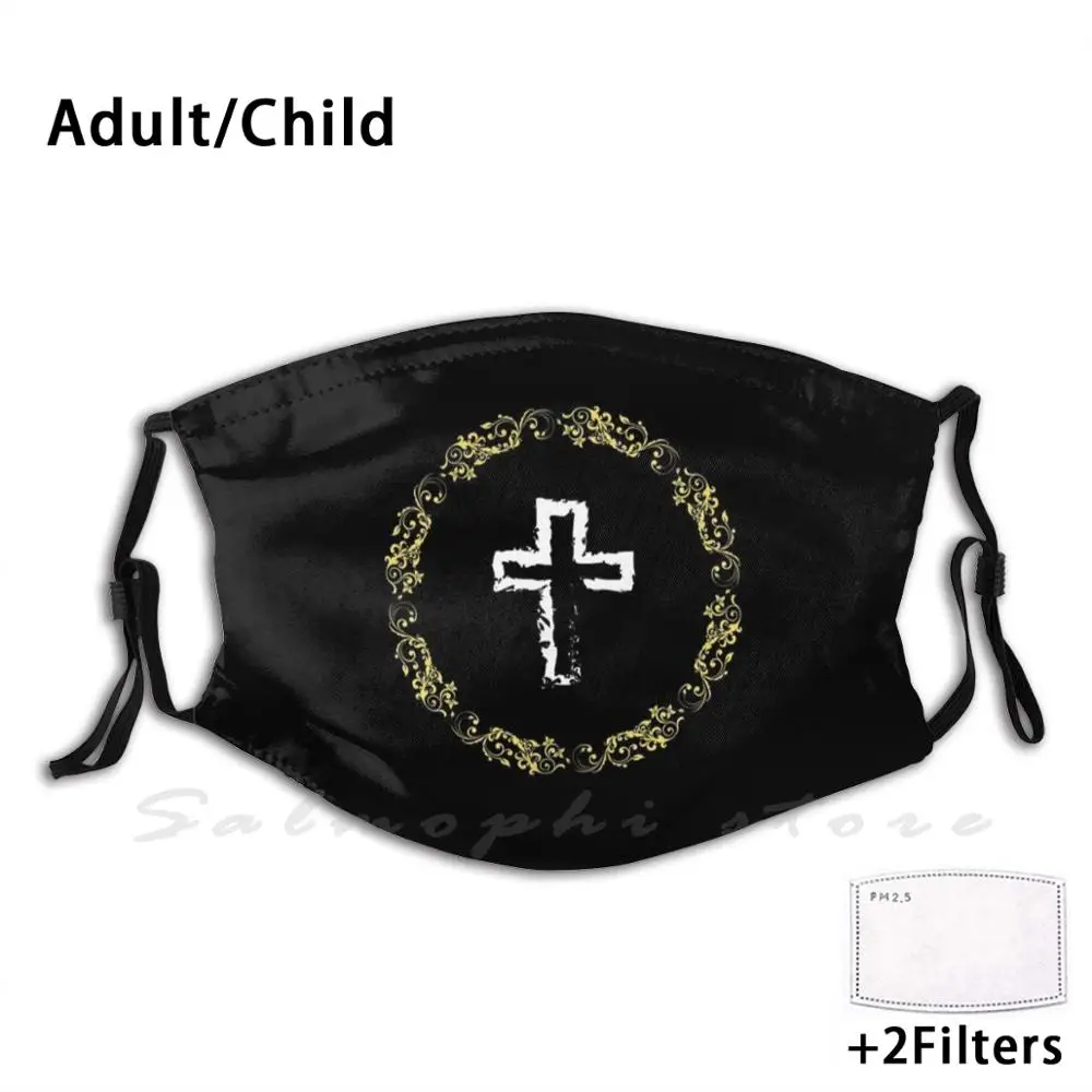 

Mask Delicate Gold Cross Faith Cross Christian Jesus Religious Bible God Faith Christ Christianity Flag Religion Country Jesus