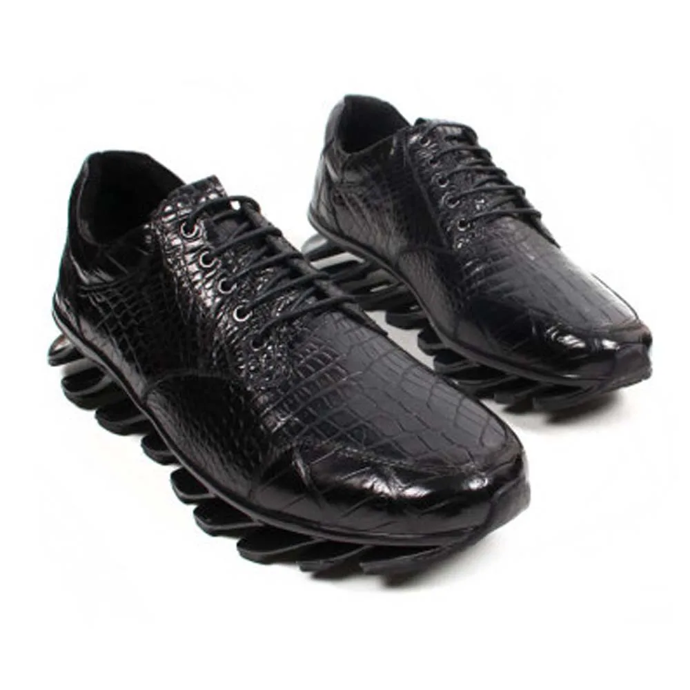 jiangxinduyun original  import  crocodile leather  rubber bottoms  fashion  leisure quality Men  crocodile  shoes    custom-make