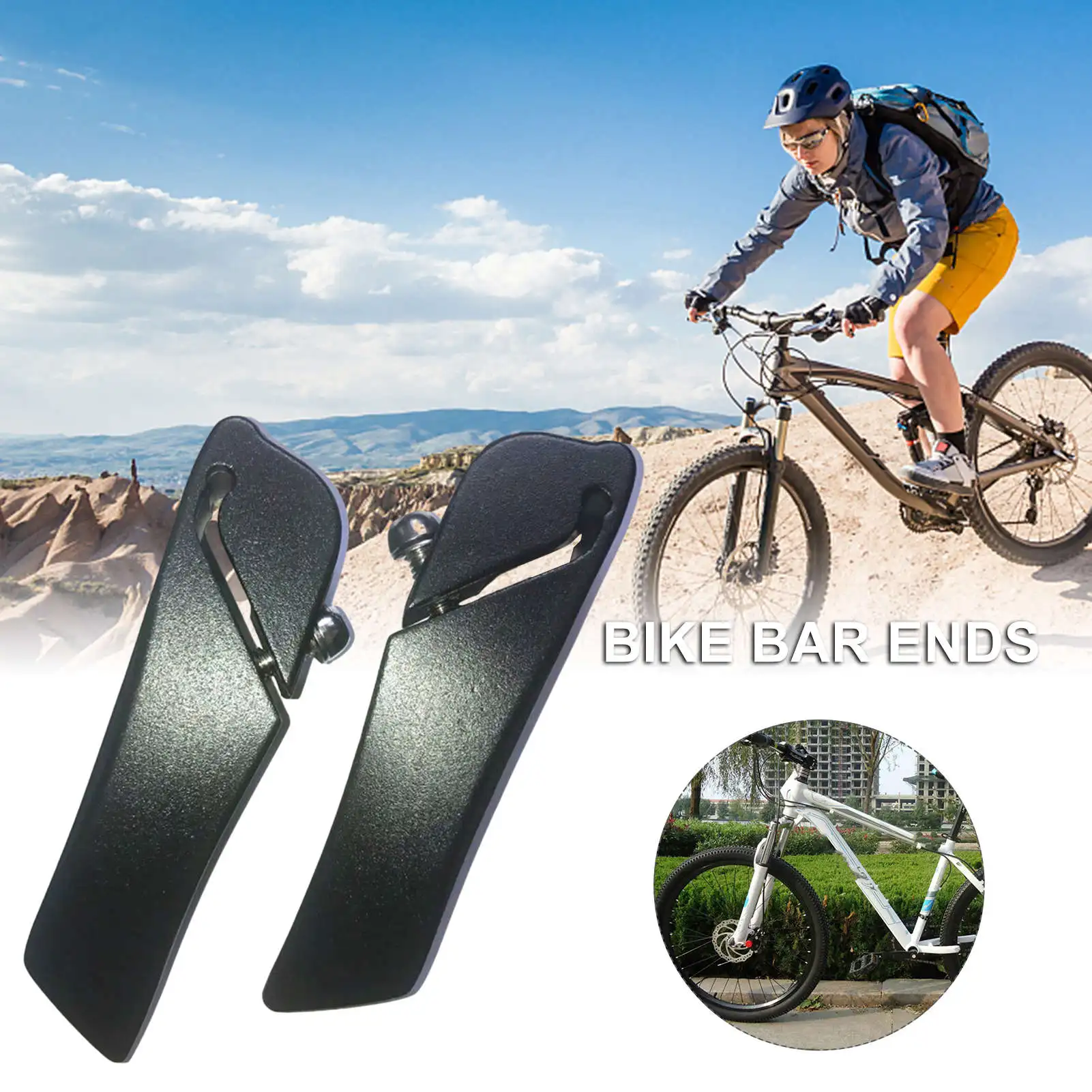 Aluminum Alloy Bicycle Handlebar Ends Bike Bar Ends For Road Mountain Bikes Claw Cycling Accessories