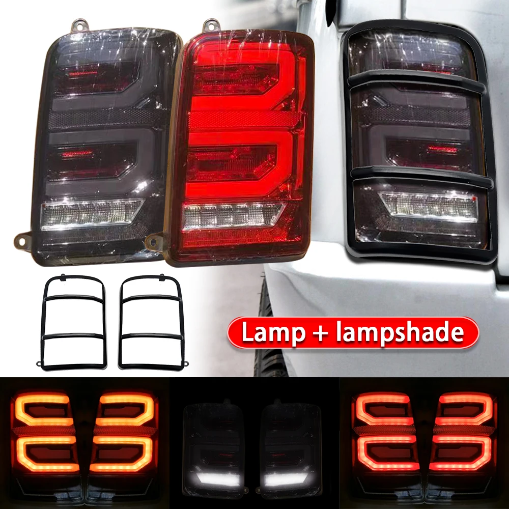 

Smoke/Red For lada niva 4x4 Car Styling Taillights LED Tail Light LED Rear Lamp relay DRL+Brake+Reversing+Signal Light Lamps