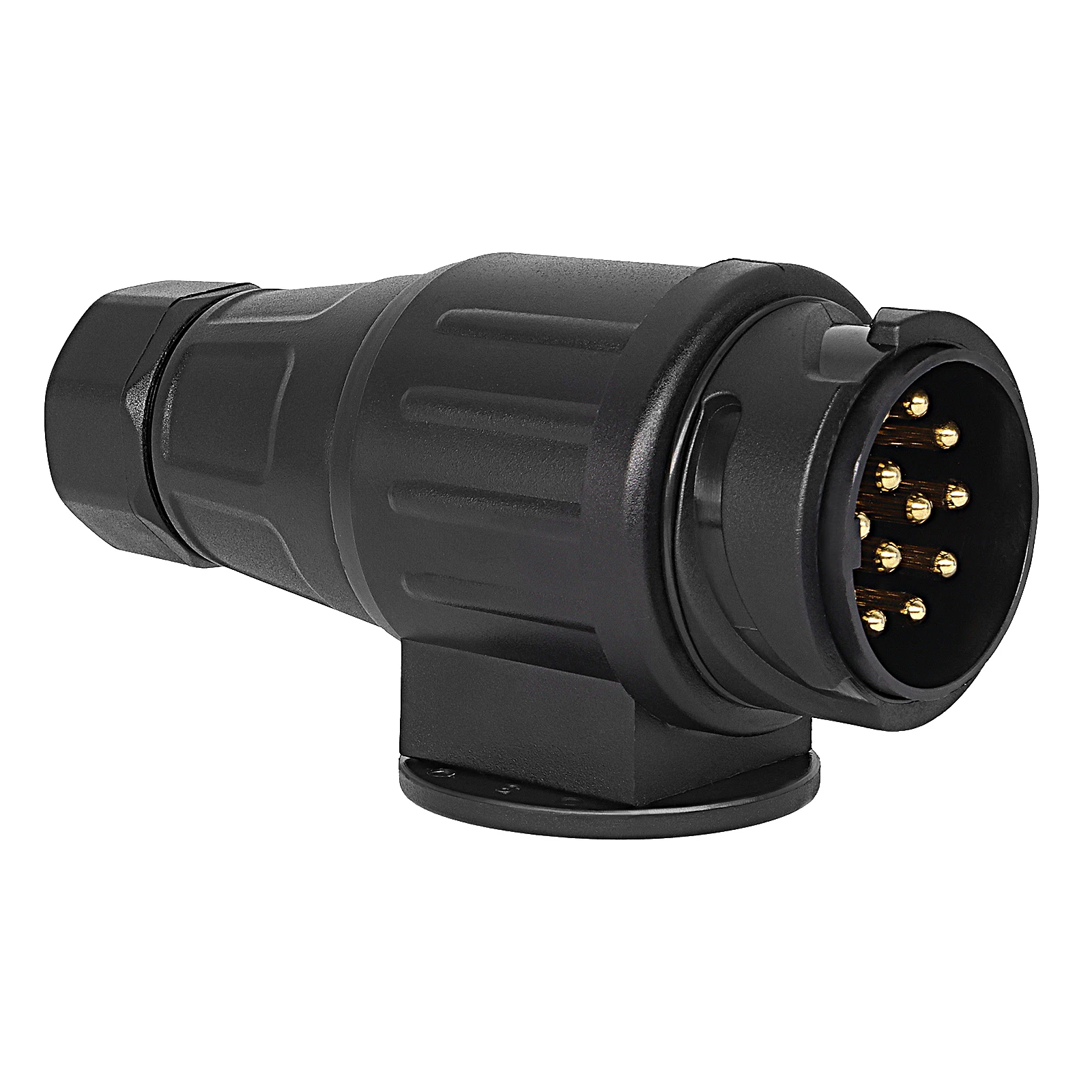 12V 13 Pin Trailer Plug Durable 13 Pole Electrical Caravan Wiring Connector Towing Bar Socket Adapter Car Truck RV Accessories