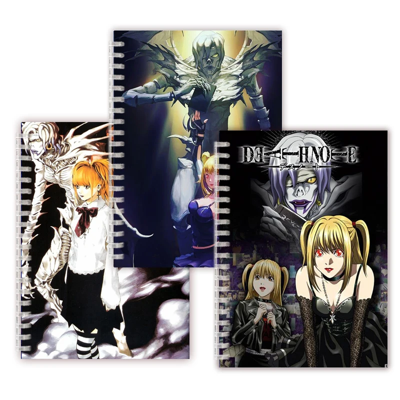 Bloc de notas de Manga Death Note, libreta para Cosplay, Familia, Shinigami, estética, papel forrado en blanco, Bloc de notas