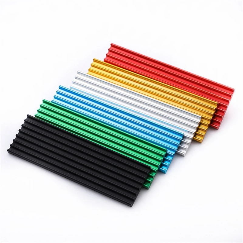 1 Set Aluminum M.2 Hard Disk Heatsink Heat Dissipation Radiator Cooling Silicon Thermal Pad Cooler for NVME M2 2280 PCIE