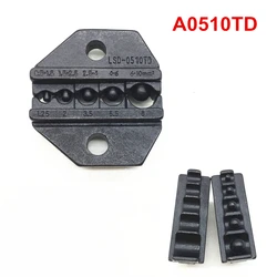 Crimp die set A0510TD crimping jaws for non-insulated cable lugs terminals 22-8AWG 0.5-10mm2