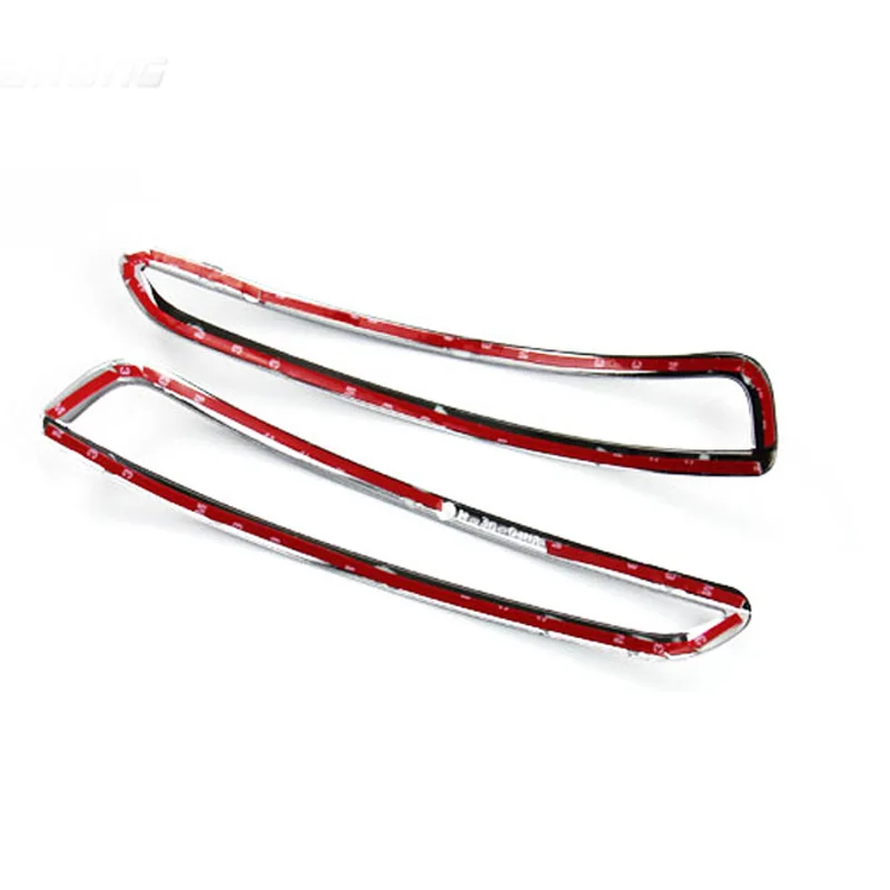 Vtear For Skoda Octavia A7 rear foglights cover body Exterior Chromium decoration car-styling accessory products part 15-17