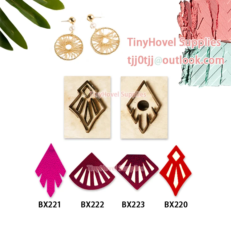 The Tassel Fan Earring Die Cut,Cutting die for Leather, Cutting Machine, Cutting Machinene, Big Shot (BX220-223)