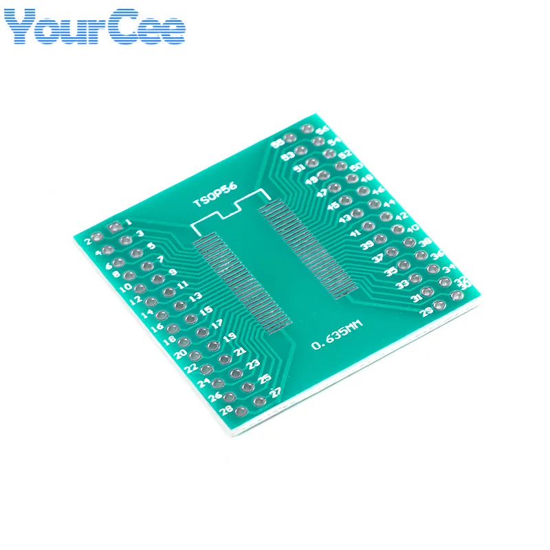 5pcs TSOPII TSSOP56 SOP56 Converter Board Patch to DIP 0.635mm 0.8mm Spacing Adapter Plate