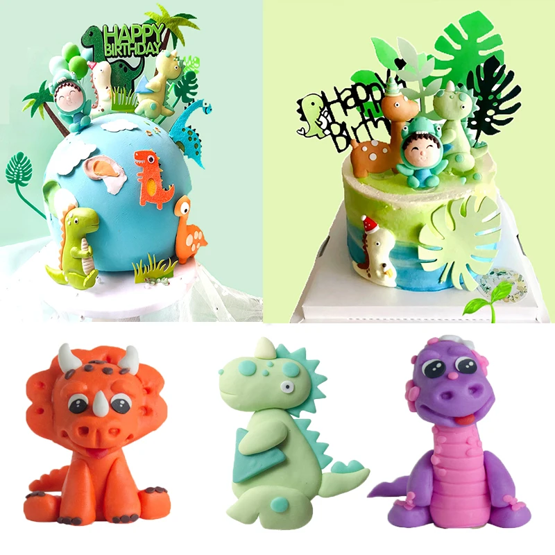 

Dinosaur Cake Topper Birthday Boy 1st Cake Party Dinosaur Party Theme Cake Decor Boy Baby Shower Kids Party Dessert Decorating