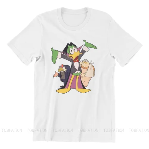 Imagen 2 del producto Camisetas de algodón 100% con dibujos animados de contar Duckula para hombre, camiseta de tres personas personalizada, camisetas Hipster, talla S-6XL