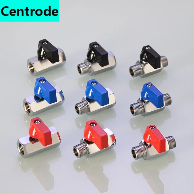 Mini ball valve 3/8 IN 1/2IN mini ball valve 1/8 1/4 3/8 1/2 DN6 8 10 15 valve switch pneumatic accessories