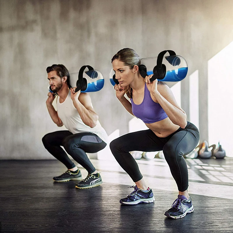 Dorośli dzieci zabawki sportowe Aqua Bag podnoszenie ciężarów siłownia woda AquaBag hantle trening mięśni Sandbag Core Balance Trainer