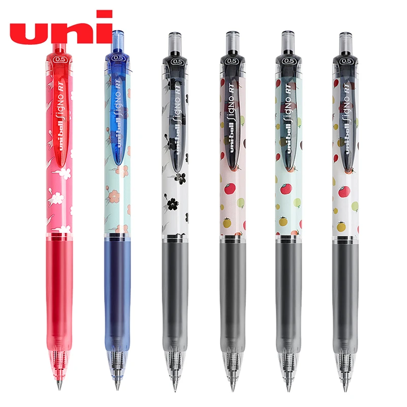 

1PCS UNI Fruit Flower Limited Edition Press Gel Pen UMN-105 0.5mm Quick-drying Student Exam Stationery Supplies