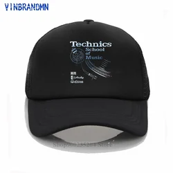 Deejay hat Long Play Fashion adjustable hats Technics School of Music hats men and women Vintage DJ music hat 2021 Baseball Hats