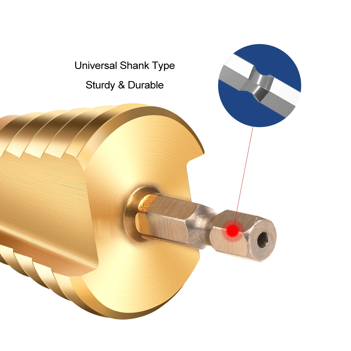 Step Drill Bit 3pcs 4-12/20/32mm HSS Steel Step Cone Cut Set Tools Titanium Coated Wood Metal High Speed Drill Bit Prostormer