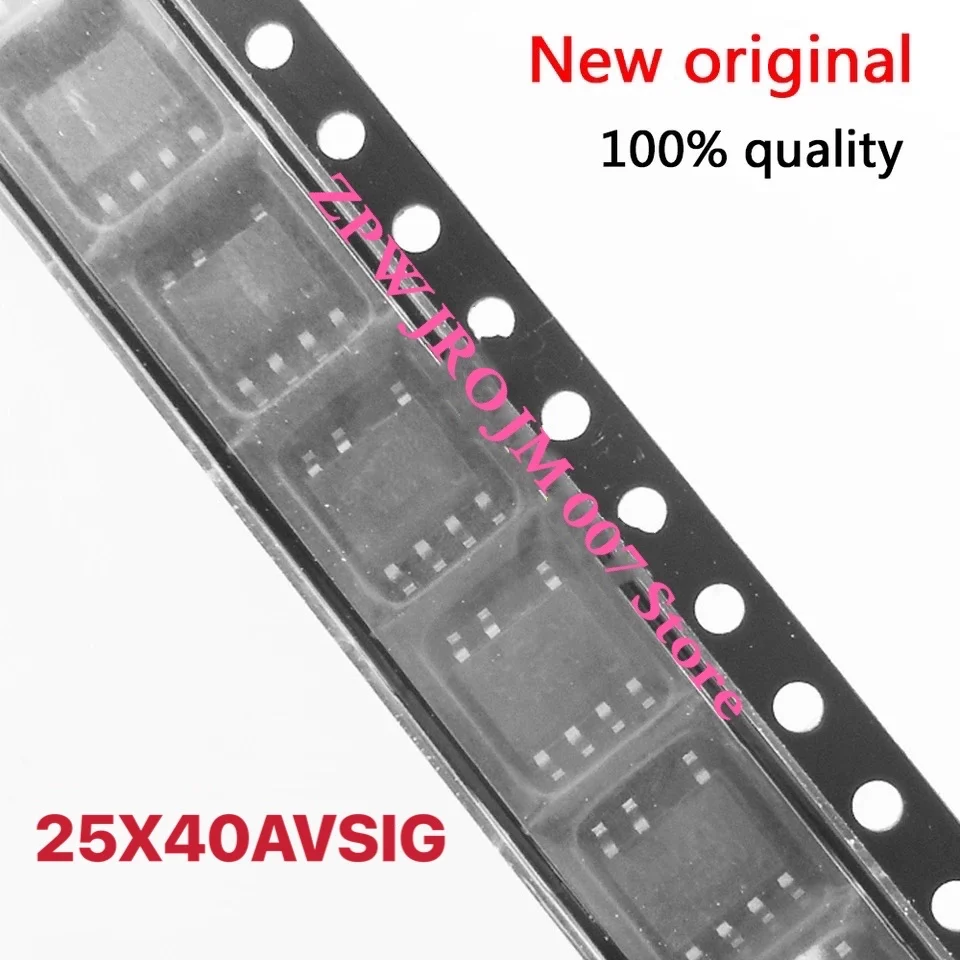 10pcs W25X40AVSSIG W25X40AVSIG 25X40AVSSIG 25X40AVSIG 25X40 SOP-8