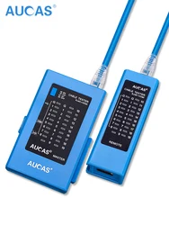 AUCAS Professional Network Cable Tester for Rj45 RJ11 BNC Cables LAN Ethernet Manual AutomaticTester