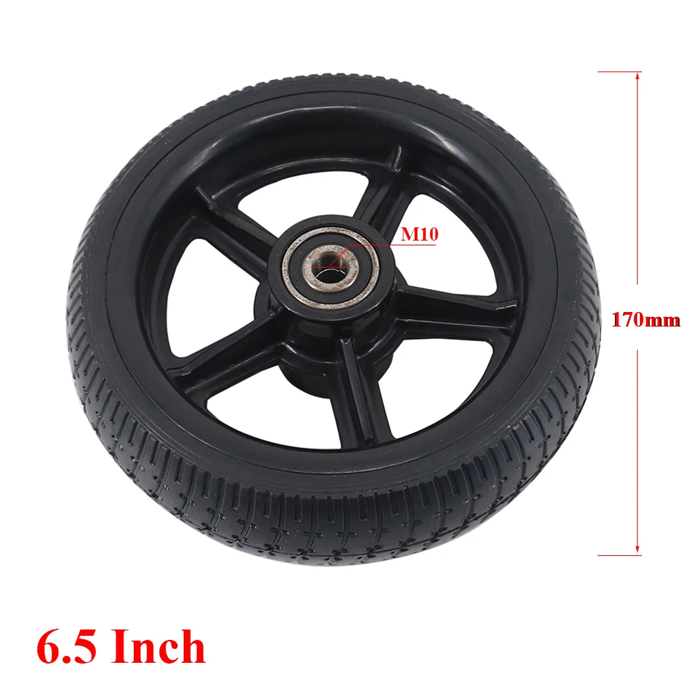 6.5 Inch Solid Wheels 6.5-inch Explosion Resistance Non-inflatable Tyre Wheels For Electric Scooters, Baby carriage