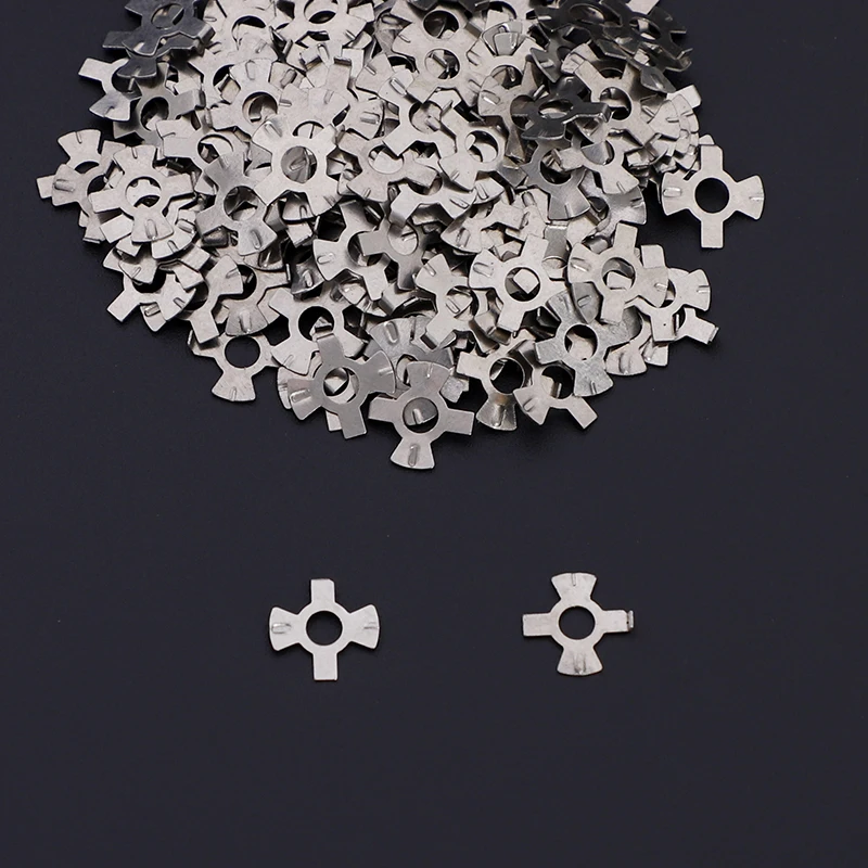 100pcs/lot Metal Bearing Screws Washers For Scissors Hair Styling Barber Accessory