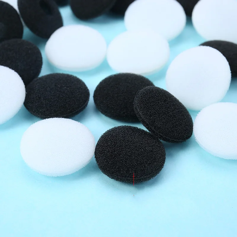 30Pcs/15Pairs 18mm Foam Eartips Earbud Ear Earphone Headset Tips Cushion Replacement Ear Pads Sponge Covers For MP3 MP4