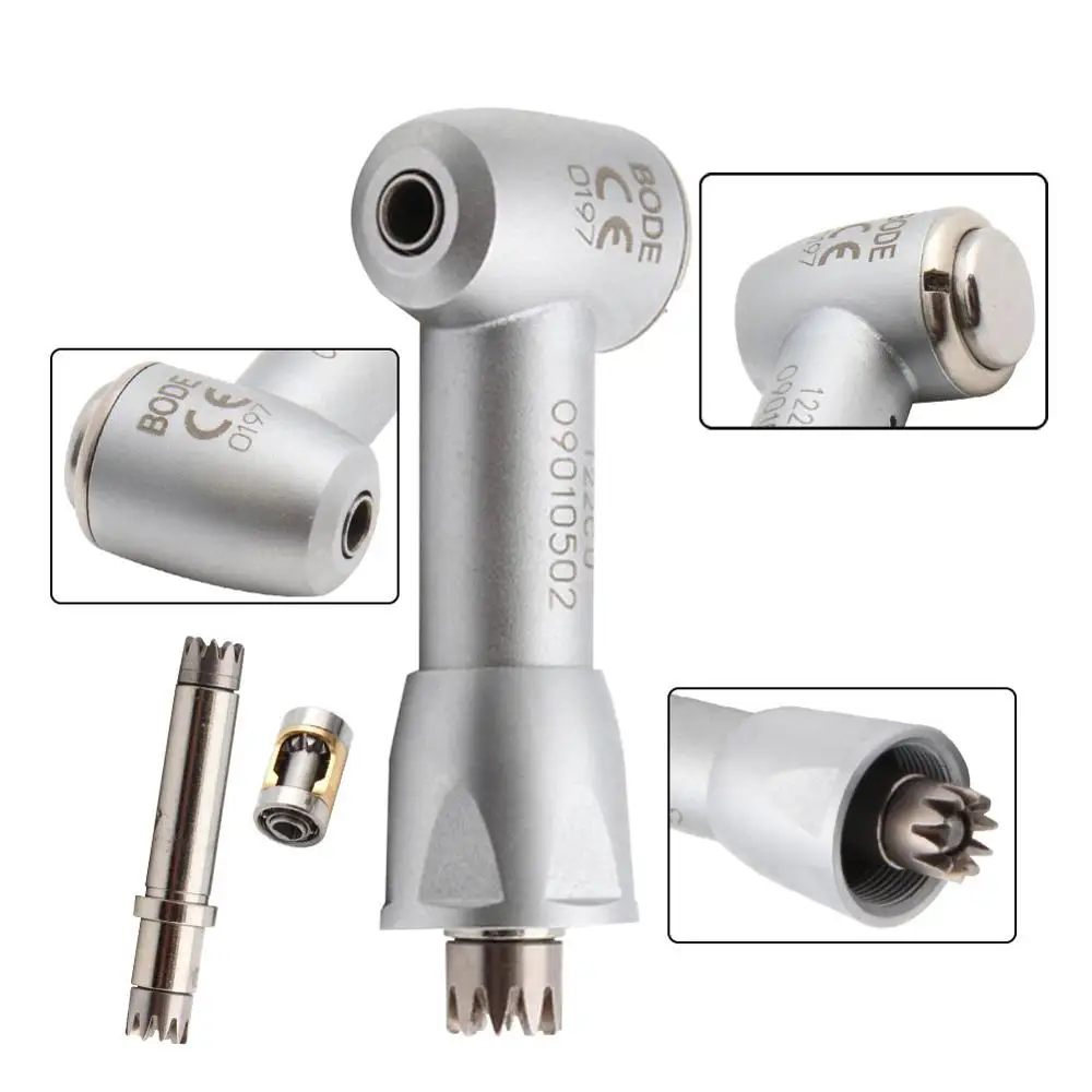 Dental Low Speed Handpiece Air Turbine Contra Angle Handpiece Push Head Cartridge+Drive Dental Handpiece BODE 122CU