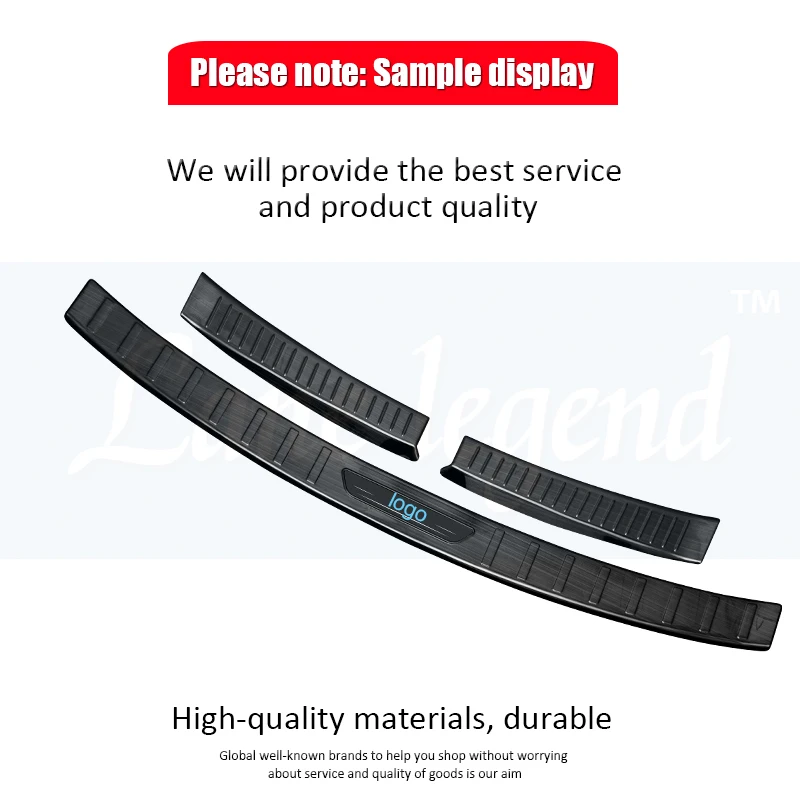 Rear Bumper Protector Sill Scuff Plate/Door Sill Door Sill Car styling for Mazda CX-5 CX5 2017 2018 2019 2020 2nd generation