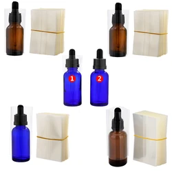 200Pcs Schrumpfen Bands für 10ml 15ml 30ml 50ml Glas Flasche, Einfach zu Bedienen, machen Produkte Mehr Professionelle