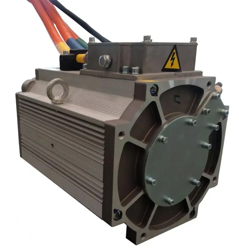 High-power 25KW AC motor, battery car, electric car parts, central motor modification kit