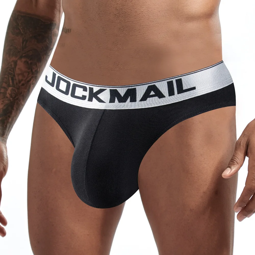 JOCKMAIL Men Briefs Cotton Cuecas Masculinas Comfortable and Breathable Ropa Interior Hombre 4PCS Calcinha Sous Vetement Homme