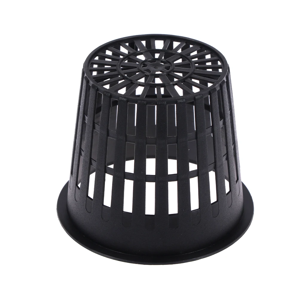 10 Pcs 3 inch Heavy Duty Mesh Pot Net Cup Basket Hydroponic Aeroponic Planting Grow Clone Black High Quality Gardening Supplies