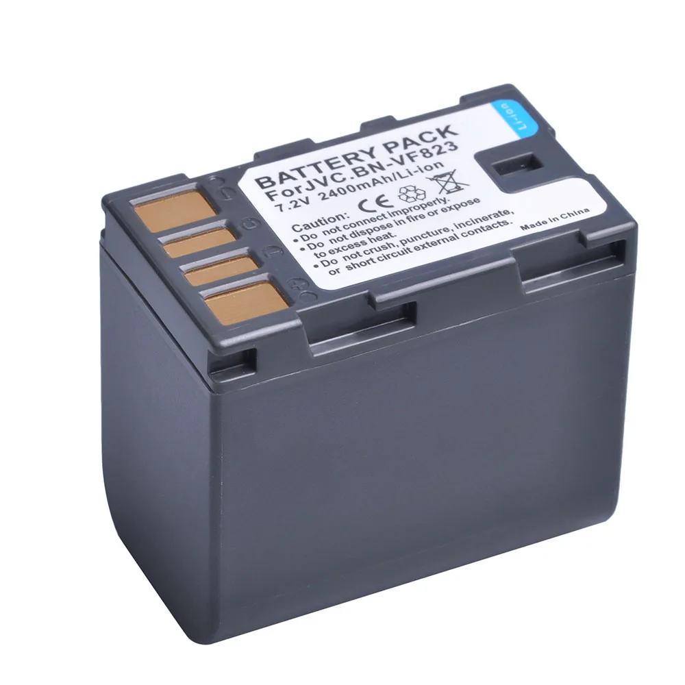 Pcs 2400mAh BN-VF823 1 BN-VF823U BNVF823 Bateria para JVC Everio GS-TD1 GY-HM70U HM100U HM150U HMZ1U MG230 MG360 MG365 MS120 HM200