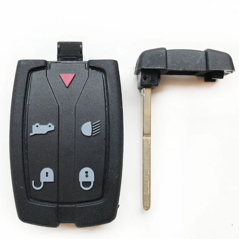 NEW 5 Buttons Remote Key shell For Land Rover Freelander 2 3 Replacement Smart Key Blade Fob blank Cover