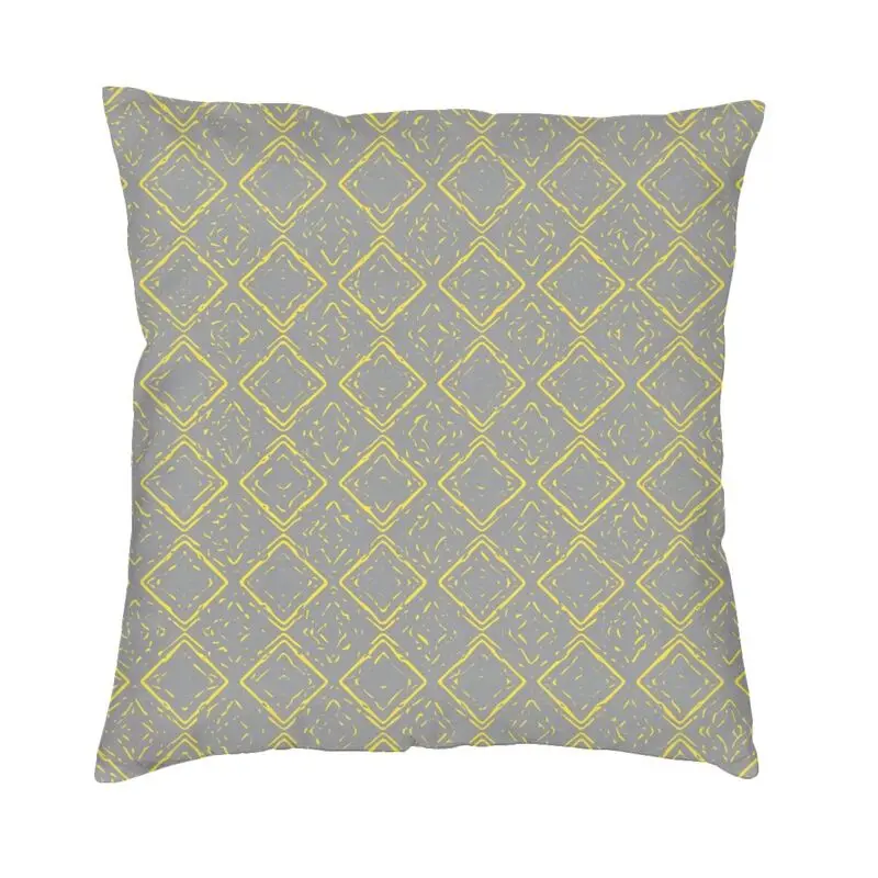 Fashion Ultimate Gray Illuminating Cushion Covers 40x40cm Polyester Geometric Throw Pillow Case for Sofa Bedroom Decoration