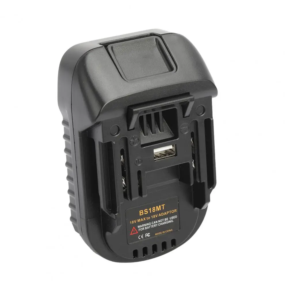 Złącze przetwornica do baterii BS18MT ognioodporne złącze akumulator 18V do 18V dla urządzeń bezprzewodowych 18V