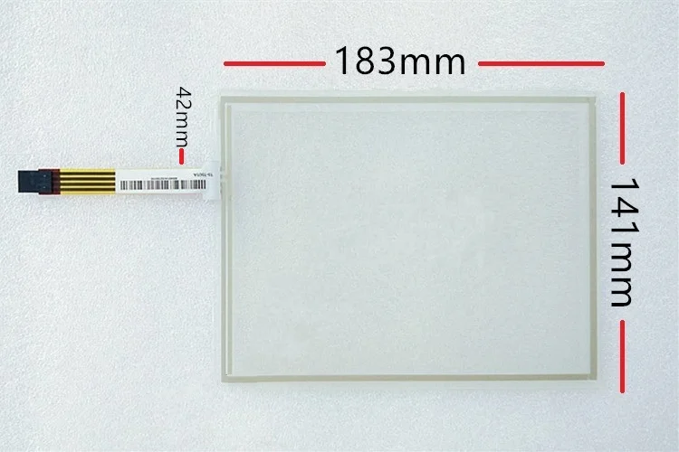 New 8-inch 4-wire touch screen is suitable for AT080TN52V.1 industrial industrial control screen 183*141mm