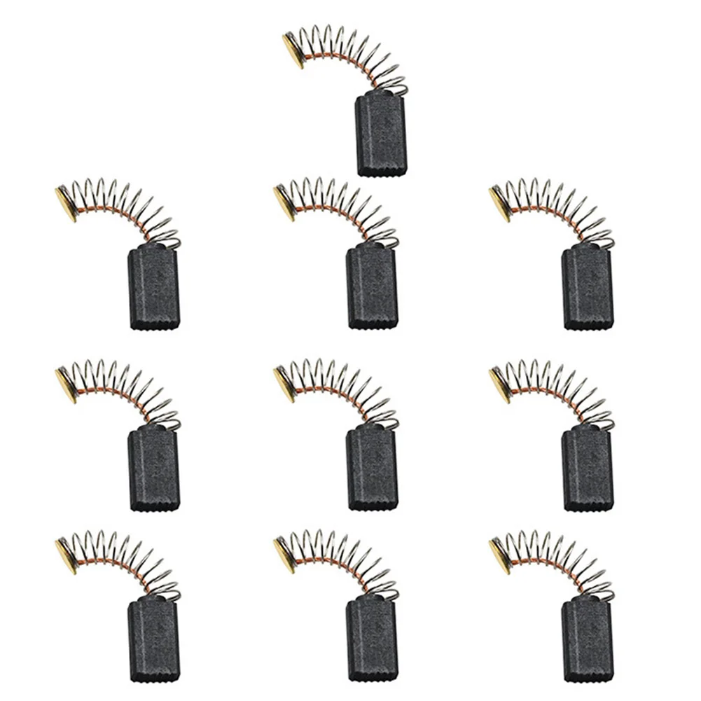 10Pcs ไฟฟ้าเครื่องบดขนาดเล็กฤดูใบไม้ผลิคาร์บอนแปรงเจาะมือเครื่องมืออุปกรณ์เสริม8*5มม.7.5*6.5มม.