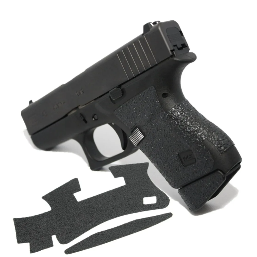 Non-slip Rubber Texture Grip Wrap Tape Glove for Gen 1/2/3/4/5 Glock 17 19 25 26 43X Pistol Gun Holster 9mm