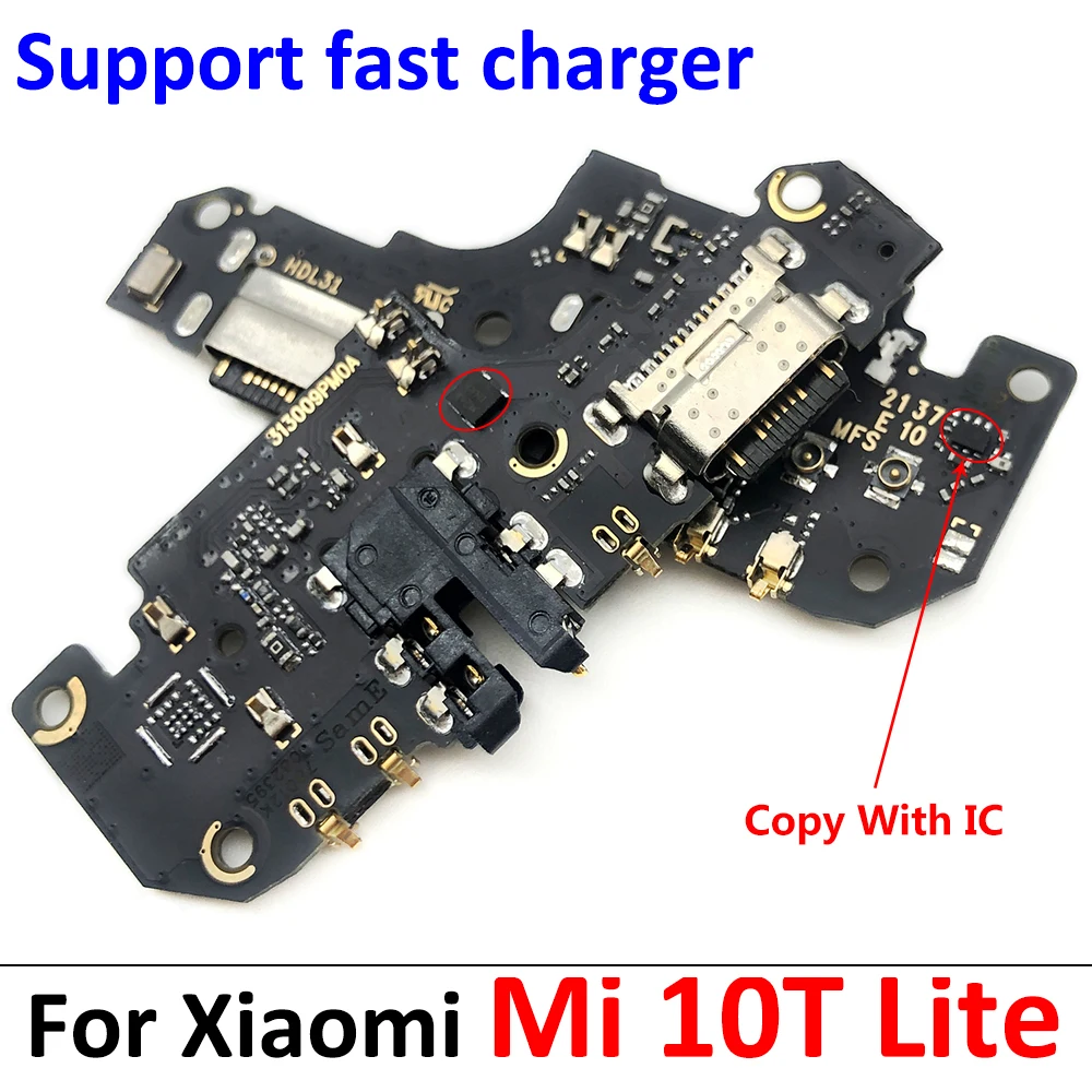 NEW USB Repair Charging Port Connector Board Cable With Microphone For Xiaomi Mi 10T 11 12 10 Lite / Mi 11T 10T Pro Fast charger