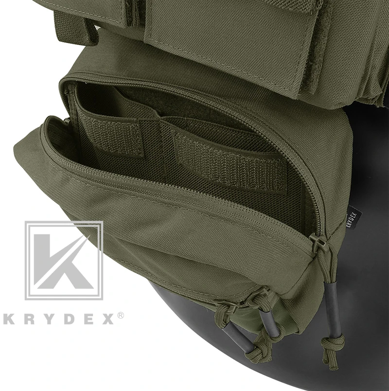 Imagem -06 - Krydex-tactical Classis Peito Rig Combate à Caça Paintball Mini Ranger Colete Verde Transportador com Magazine Pouch Mk3