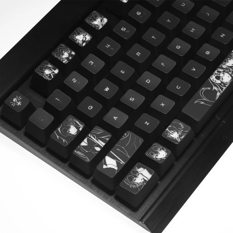 1 Set High-end Backlit Keycap For Fate/Grand Order Anime Cartoon Game Key Cap For Corsair Razer Huntsman Logitech IKBC Cherry MX