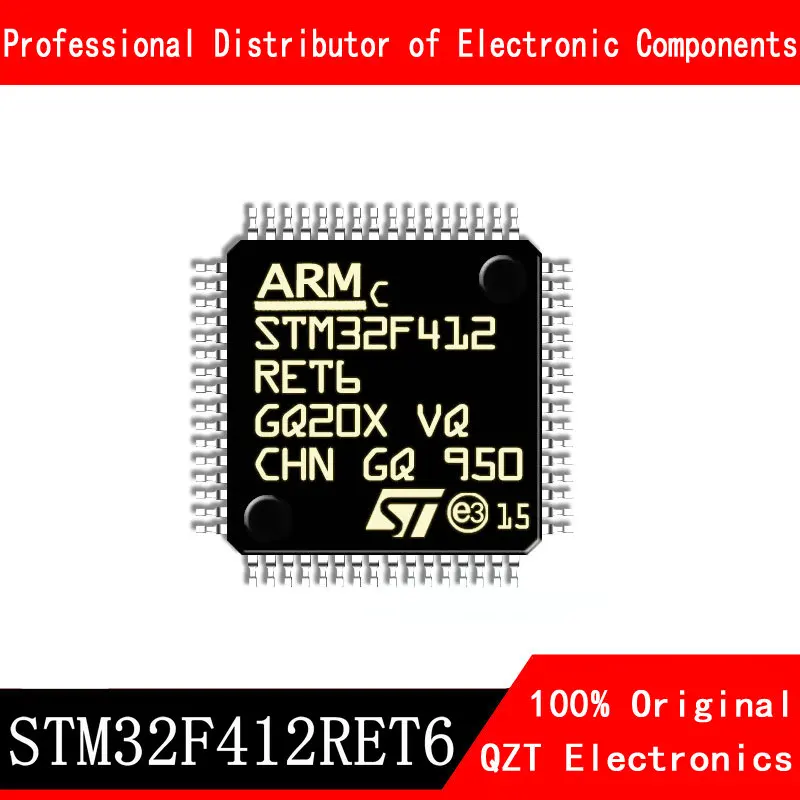 

5pcs/lot new original STM32F412RET6 STM32F412 LQFP64 microcontroller MCU In Stock