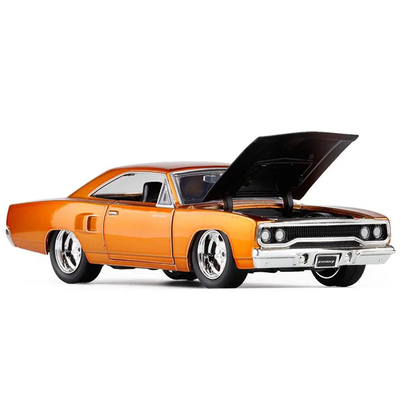 1:24 Muscle Retro Sports Car  Challenger 1970 Advanced Alloy Car Toy Collection Model Diecast Metal Model Toy Vehicle