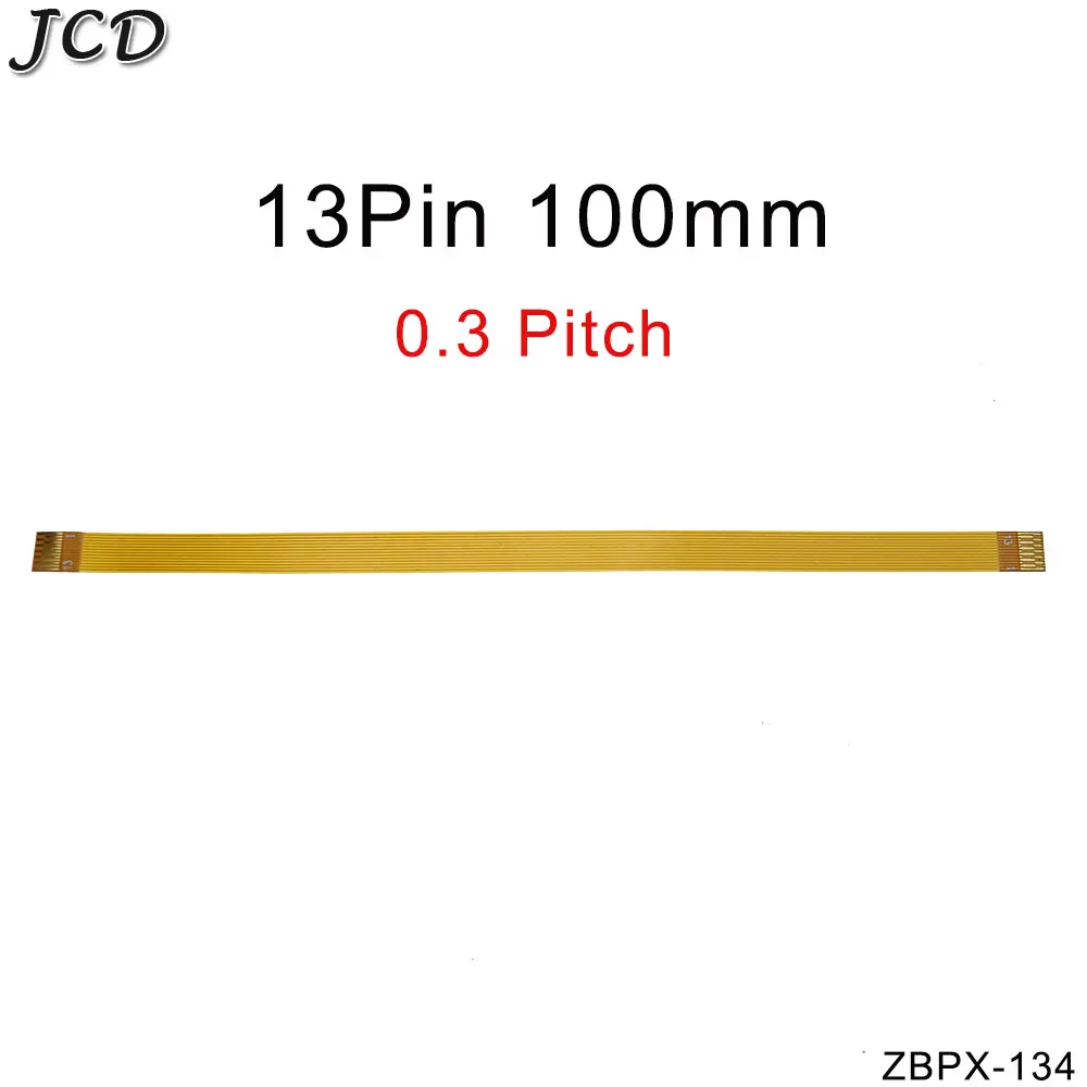 JCD 1pcs 0.3 mm Pitch 13 21 23 25 27 21 33 39 45 51 Pin FFC FPC Flexible Flat Cable Forward Direction  FPC Connector cable