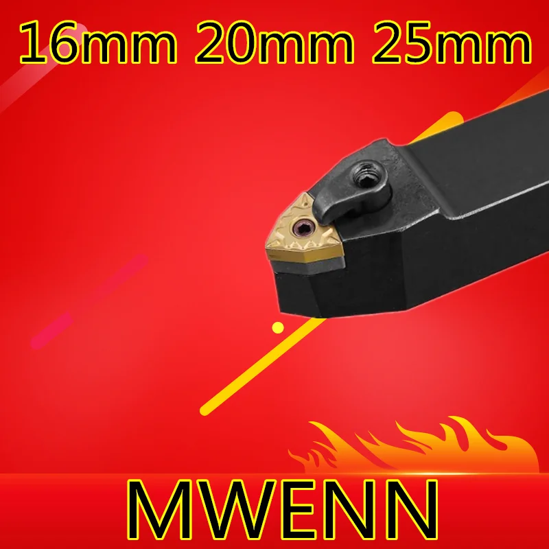 

1PCS MWENN1616H08 MWENN2020K08 MWENN2525M08 MWENN CNC Lathe Cutting Tools External Turning Tool Holder