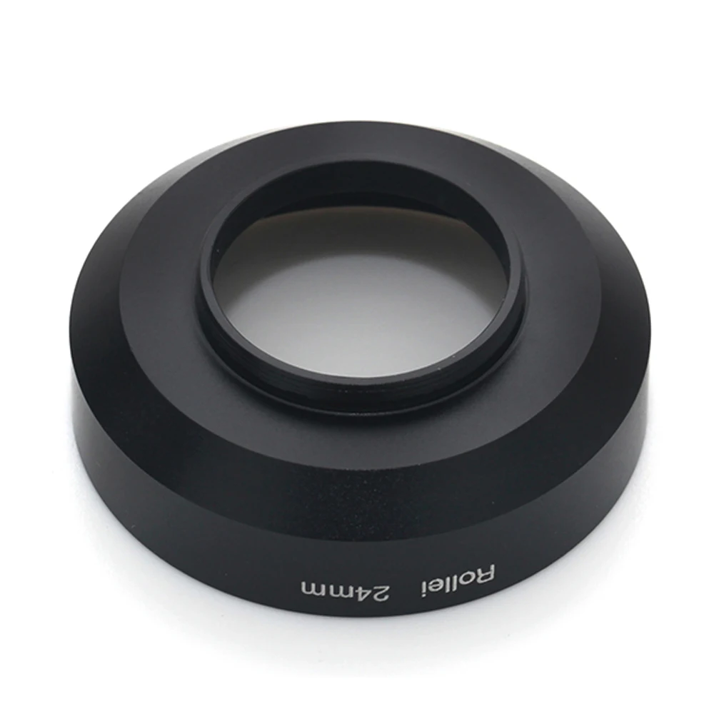 Pixco 24mm/30.5 mm Metal Screw Lens Hood Suit For Rollei Lens