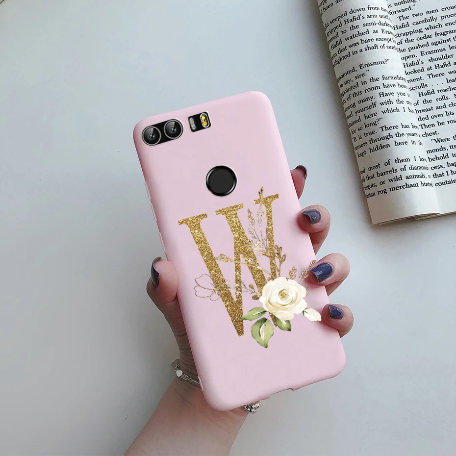 For Huawei Honor 8 Case Cute Letters Silicon tpu Soft Phone Cases For Huawei Honor 8 FRD-L19 FRD-L09 FRD-AL10 Back Cover Housing