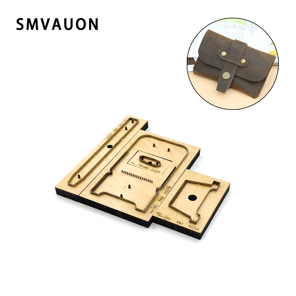 Leather Cutter Dies, Wooden Die Cutting, DIY Handmade Leather Wallet, Laser Mold, Suitable for Die-Cutting Machines, 24mm