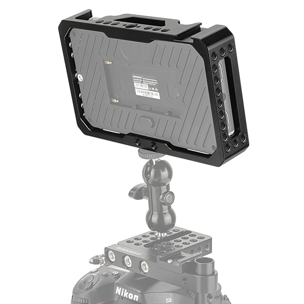 CAMVATE schwview R6 UHB 5.5 "Touchscreen Field Monitor 2800nits 4K HDMI con 3D LUT HDR Vectorscope a forma d'onda per fotocamera DSLR nuovo