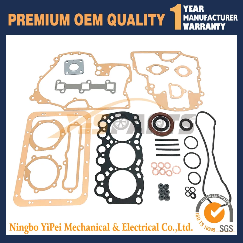 

Full Gasket Set for Mitsubishi L3E, MT15, MT15D, MT16, MT16D with Cylinder head