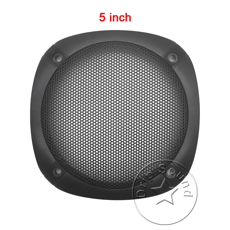 For 3"/4"/5"/6" Inch Square Speaker Conversion Net Cover High-grade Car Home Audio Decorative Circle Metal Mesh Protection