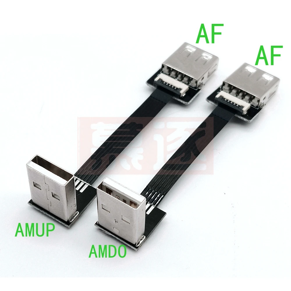 Câble ruban pour moniteur FPV 5cm-100cm standard USB 2.0 mâle à 600 FDavid, super doux et plat FPC